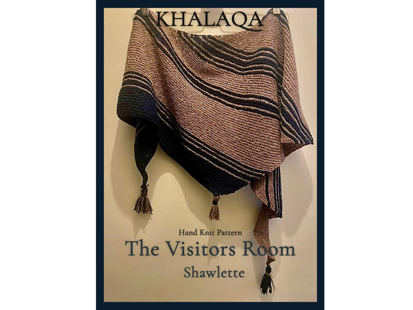 The Visitors Room Shawlette Knitting Pattern PDF, Beginner Shawl Cowl Hand Knit Pattern, Knitter Gift Ideas, Knitting Accessories
