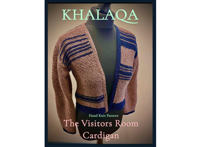 The Visitors Room Cardigan Knitting Pattern PDF, Beginner Sweater Hand Knit Pattern, Knitter Gift, Knitting Gift Ideas, Knitting Accessories
