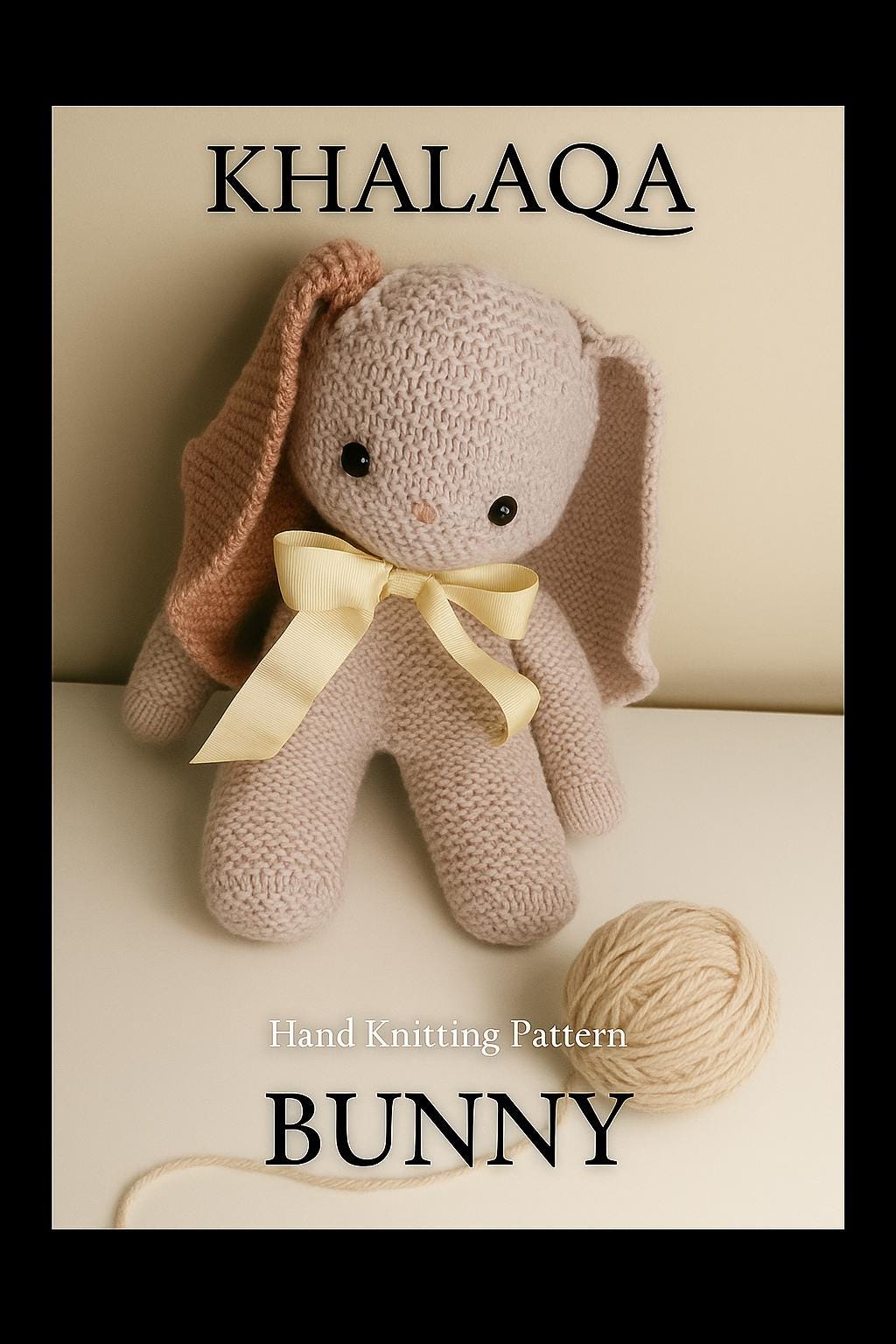 The Khalaqa Bunny – Knitting Pattern PDF